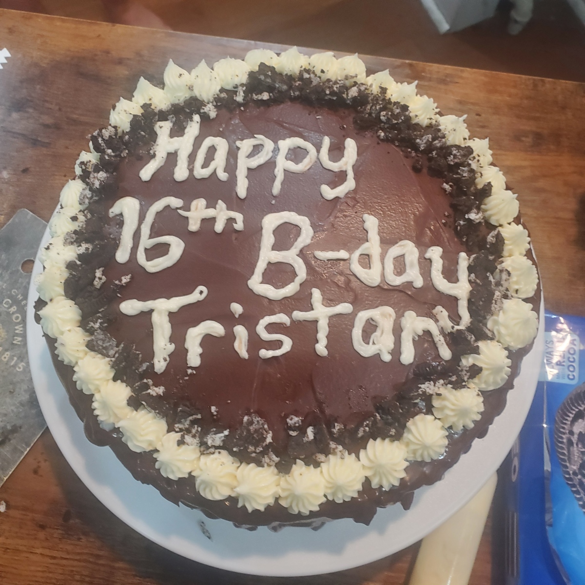 A Birthday Cake for My Brother